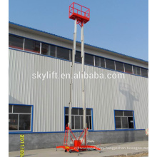 TWO-mast electric hydraulic lift table aerial working platform/telescopic ladder electrical